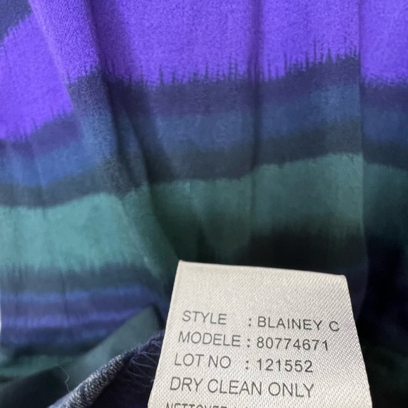 Theory Blaine Dress, black/ multi, size 6 - Picture 5 of 5